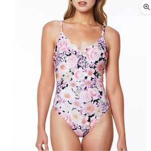Sanctuary Petal Pusher High Leg One Piece Swimsuit
